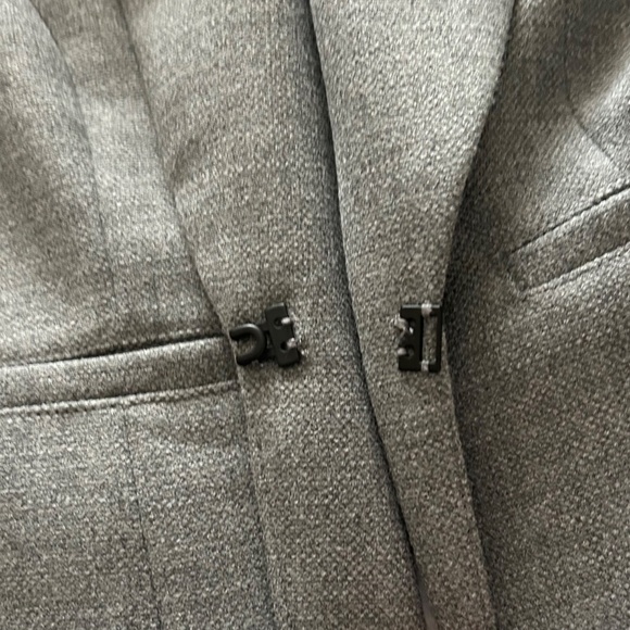 Like New Iris Setlakwe Cropped Mixed Media Grey Jacket Size 10 Made in Canada - Picture 9 of 15